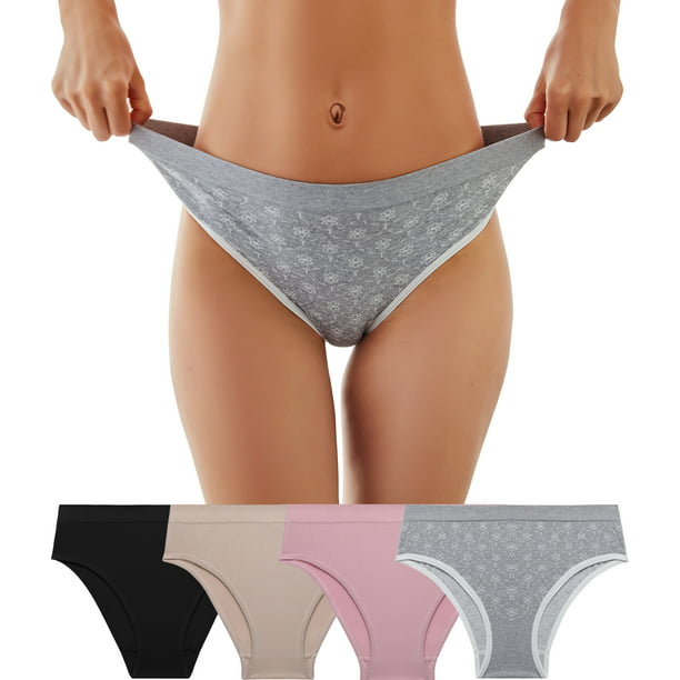 Women String Bikini Underwear Cheeky Panty Adjustable Strap Lined Thong Panties